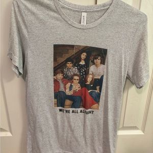 Friday + Saturday Graphic Tee That 70’s Show- We’re All Alright in size small
